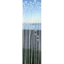 ROS56 59x200 naklejka na okno wzory roślinne - trawy i łączki 