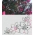 ROS85 70x47 naklejka na okno wzory roślinne - kwiatki