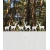 ROZ36 70x47 naklejka na okno wzory zwierzęce - sarny, jelenie, łosie